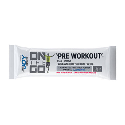 On The Go Pre Workout Sports Drink 15 Gr 1 Sachet
