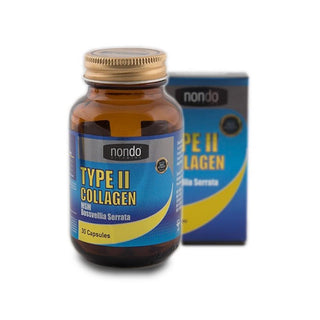 Nondo Type II Collagen Supplement Capsules - 30 Count | Joint Health Support & Natural Pain Relief Nondo Type II Collagen Capsules - Joint Health & Pain Relief Type II Collagen supplement, Joint health support, Boswellia and MSM supplement, Collagen capsules, Natural joint pain relief, Joint health, Mobility support, Dietary supplement, Capsule form, Nondo, Collagen, Boswellia, MSM, Joint comfort, Flexibility support, Active lifestyle, Athlete health, Natural relief, Health supplement