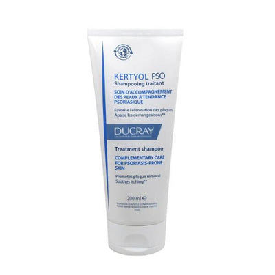 Ducray Kertyol PSO: Medicated Shampoo for Dry, Itchy, Flaky Scalp Relief - Seborrheic Dermatitis & Psoriasis Treatment