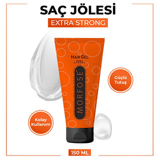 Morfose Extra Strong Hair Gel - 24H Lasting Hold, No Residue - Ultimate Styling Gel for Men & Women - Morfose Hair Styling Products Morfose Extra Strong Hair Gel - All Day Hold, No Residue Hair Gel, Extra Strong Hold Gel, Styling Gel, Morfose Hair Gel, Long Lasting Hair Gel, No Residue Hair Gel, Hair Styling Products, strong hold, hair styling, no flake gel, men's hair gel, women's hair gel, professional hair gel, all-day hold, non-sticky gel, hair product, hair care, quick styling, easy to use, styling pro