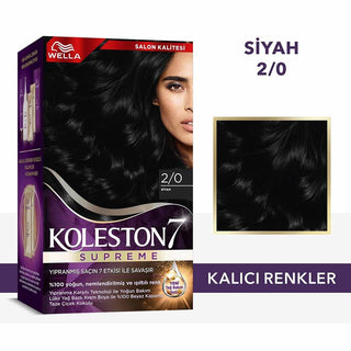 Wella Koleston Supreme Black Hair Dye: Intense Color, Gray Coverage & Conditioning - Complete At-Home Hair Color Kit Wella Black Hair Dye: Intense Color & Gray Coverage at Home hair dye, permanent hair color, at home hair color, black hair dye, hair color kit, gray hair coverage, hair coloring, hair dye with conditioner, hair color, hair dye for women, hair dye for men, black hair, dark hair dye, long lasting hair color, hair conditioning, hair treatment, color reactivator, oil treatment, plex oil care, at-