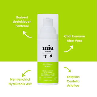 Mia Klinika Panthenol Face Moisturizing Mask - Hydrating Anti-Aging Night Mask with Panthenol Mia Klinika Panthenol Night Mask for Hydrated Skin face moisturizing mask, anti-aging night mask, hydrating face mask, Panthenol face mask, anti-wrinkle face care, skincare, night mask, hydration, anti-aging, Panthenol, jel formula, antioxidant protection, youthful skin, radiant complexion, skincare routine, beauty products, cosmetics