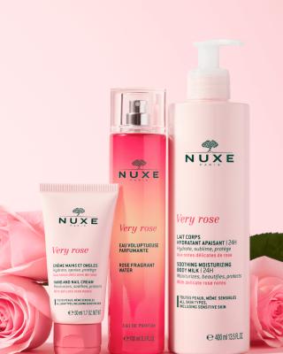 Nuxe Very Rose Soothing Moisturizing Body Milk 400ml - Natural Skincare for Dry & Sensitive Skin Nuxe Very Rose Body Milk 400ml - Natural Moisturizer Nuxe Very Rose Body Milk, moisturizing body lotion, soothing body care, natural skincare products, sensitive skin care, dry skin moisturizer, body milk, rose water skincare, non-greasy moisturizer, paraben-free skincare, mineral oil-free skincare, silicone-free skincare, gentle skincare, long-lasting hydration