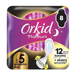Orkid Platinum Hygienic Pads Extra Plus - Zero Leakage, Extra Absorbency for Comfortable Sleep Orkid Platinum Hygienic Pads Extra Plus - Zero Leakage Hygienic Pads, Women's Hygiene Products, Nighttime Protection, Extra Absorbency, Comfortable Sleep, Feminine Hygiene, Sanitary Pads, Women's Health, Sleep Comfort, Leakage Protection