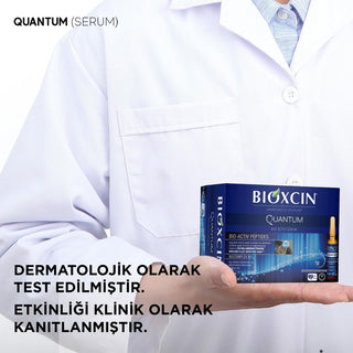 bioxcin quantum bio-activ serum packaging, bioxcin serum application, bioxcin serum ampoules Bioxcin Quantum Bio-Activ Serum - Intensive Hair Repair | 15 x 6 ml Bioxcin Quantum Serum - Bio-Activ Hair Treatment bioxcin, hair-serum, hair-care, hair-thinning, hair-loss, bio-activ, intensive-repair, biocomplex-b11, ai-generated, serum