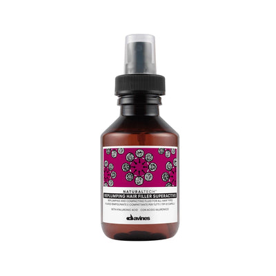 Davines Replumping Leave-in Hair Treatment & Volumizer - Hydrating, Non-Rinsing Formula for Dry, Damaged Hair - 3.38 fl 