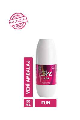 She Fun Roll-On Deodorant for Women: Long-Lasting Fresh Scent & Gentle Odor Protection, Perfect for Sensitive Skin - 50 