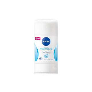 Nivea Fresh Natural Deodorant Stick for Women - Alcohol & Powder-Free, Ocean Extracts, Natural Odor Protection, 50ml Nivea Fresh Natural Deodorant: Alcohol-Free, Natural Freshness Nivea Deodorant Stick, Women's Deodorant, Fresh Natural Deodorant, Alcohol-Free Deodorant, Powder-Free Deodorant, Deodorant for Sensitive Skin, Recyclable Deodorant, Ocean Extracts Deodorant, Natural Deodorant for Women, 50 ml Deodorant Stick, deodorant, stick deodorant, women's hygiene, natural fragrance, sensitive skin, no white
