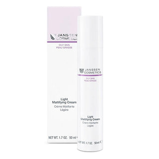 janssen cosmetics light mattifying cream, oil control cream for oily skin Janssen Cosmetics Light Mattifying Cream - Reduces Sebum and Spots | 50 ml Janssen Cosmetics Light Mattifying Cream - Oil Control janssen-cosmetics, light-mattifying-cream, oil-control, blemish-prone-skin, moisturizer, facial-cream, skin-care, ai-generated, hydrating-cream, matte-finish