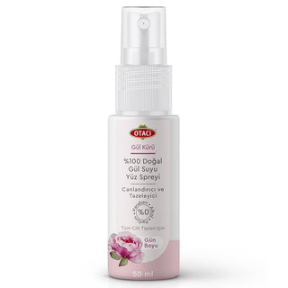 Otacı Rose Water Face Spray - Natural Skincare, Refreshing Facial Mist for All Skin Types - 1.69 fl oz Otacı Rose Water Face Spray - Natural Facial Mist rose water face spray, natural skincare, facial mist, refreshing skincare, Rosa Damascena, skincare for all types, natural facial spray, rose essence benefits, skincare routine, hydration, refreshing facial mist, portable skincare, after makeup setting spray