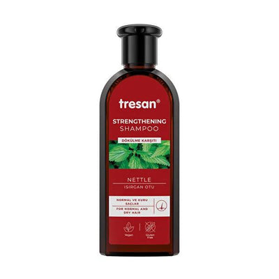 Tresan Nettle Shampoo for Hair Loss - Strengthens & Volumizes Normal to Dry Hair - Paraben & Gluten-Free, Natural Hair L