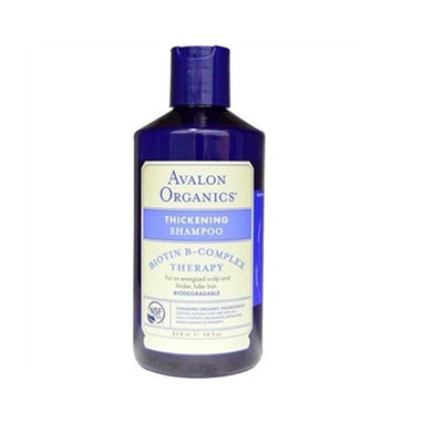 Avalon Organics Biotin B-Complex Therapy Shampoo for Hair Loss & Scalp Health - 14 fl oz, Sulfate-Free, Natural Ingredie