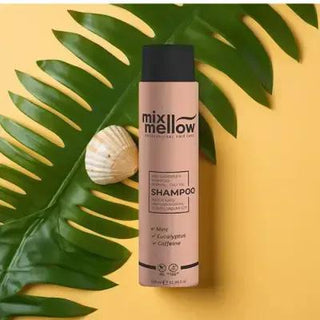 Mix Mellow Anti-Dandruff Shampoo: Natural Mint & Eucalyptus for Oily & Normal Hair - Sulfate & Paraben Free, 380ml Mix Mellow Anti-Dandruff Shampoo - Oily & Normal Hair Care anti-dandruff shampoo, shampoo for oily hair, shampoo for normal hair, paraben free shampoo, sulfate free shampoo, mint eucalyptus shampoo, caffeine shampoo, dandruff treatment shampoo, oily scalp shampoo, natural shampoo for dandruff, shampoo, hair care, oily hair, normal hair, dandruff, flaky scalp, mint shampoo, eucalyptus shampoo, c