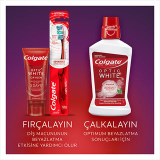 colgate optic white toothpaste 50ml, oxidation technology toothpaste, toothpaste with active oxygen, white toothpaste for deep stains Colgate Optic White Toothpaste - Oxygen Technology | 50ml Colgate Optic White Toothpaste - 50ml colgate, optic-white, toothpaste, whitening, oral-care, active-oxygen, non-abrasive, deep-stain-removal, dental-hygiene, ai-generated