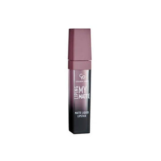 golden rose matte liquid lipstick no:07 packaging, swatch of golden rose matte liquid lipstick no:07, model wearing golden rose matte liquid lipstick no:07 Golden Rose Matte Liquid Lipstick No:07 | Rich Texture Golden Rose Matte Liquid Lipstick No:07 - Ultra Matte Finish golden-rose, liquid-lipstick, matte-lipstick, makeup, beauty, lip-products, cosmetics, women, ai-generated, lip-color