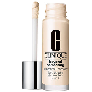 Clinique Beyond Perfecting Foundation + Concealer - Long-Lasting, Full-Coverage, Oil-Free Makeup for All Skin Types Clinique Beyond Perfecting Foundation - Long-Lasting, Oil-Free long-lasting foundation, full-coverage concealer, oil-free makeup, natural matte finish foundation, sweat-resistant concealer, Clinique, foundation and concealer, makeup for all skin types, 24-hour wear, dermatologist-tested, non-acnegenic, fragrance-free