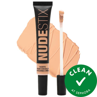 Nudefix Cream Concealer - Long-Wear, Buildable Coverage for All Skin Types | Vegan & Cruelty-Free Nudefix Cream Concealer - Long-Wear, Vegan & Cruelty-Free cream concealer, long-wear concealer, vegan concealer, natural ingredients concealer, buildable coverage concealer, cruelty-free makeup, vegan makeup, concealer for all skin types, sensitive skin concealer, natural beauty products, clean beauty, Sephora Clean at Sephora, redness reducing concealer, blemish concealer, under-eye concealer, lightweight conc