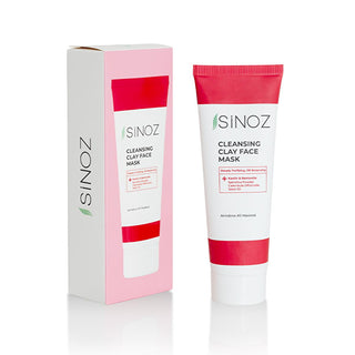 Sinoz Acne & Blackhead Purifying Facial Mask: Deep Pore Cleansing, Oil Control, and Natural Extracts for Clearer Skin Sinoz Acne Mask: Purify Pores & Clear Blackheads - Natural Formula acne face mask, blackhead removal mask, pore cleansing mask, oily skin mask, deep cleansing face mask, natural clay mask, facial treatment for acne, skin purifying mask, acne treatment, blackhead treatment, pore minimizer, oil control, kaolin clay, calendula extract, cucumber extract, chamomile extract, facial mask, skin care
