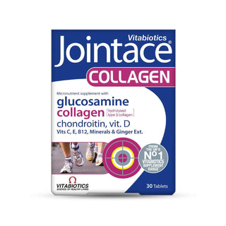 Vitabiotics Jointace Collagen Glucosamine Supplement for Joint Health - 30 Tablets Vitabiotics Jointace Collagen Glucosamine for Joint Health Joint Health Supplement, Glucosamine and Collagen, Dietary Supplement for Joints, Vitabiotics Jointace Collagen, Glucosamine Sulfate Supplement, Joint Pain Relief, Arthritis Support, Joint Comfort, Dietary Supplement, Health and Wellness, Vitamins and Minerals