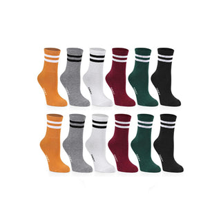 ozzy socks women's striped tennis socks pack, close up of ozzy socks women's striped tennis socks, ozzy socks display with striped design Ozzy Socks Women's Striped Tennis Socks - 12-Pack | Size 36/40 Ozzy Socks Women's Striped Tennis Socks - 12-Pack ozzy-socks, women-socks, striped-socks, tennis-socks, 12-pack-socks, comfortable-socks, women-fashion, teen-fashion, sportswear, ai-generated