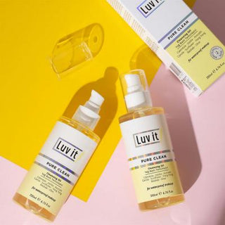 Luv it! Pure Clean Cleansing Oil 200ml - Gentle, Natural Skincare for Sensitive Skin Luv it! Pure Clean Cleansing Oil - Gentle Natural Skincare cleansing oil, natural skincare, organic beauty products, gentle cleanser, sensitive skin care, makeup remover, nourishing cleanser, vitamin C skincare, rose water benefits