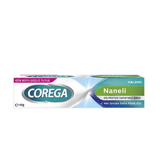 Corega Denture Adhesive Cream Max Hold & Freshness 40g - Zinc-Free, 12-Hour Strong Grip Corega Denture Adhesive Cream - 12 Hour Strong Grip & Freshness denture adhesive cream, zinc-free denture adhesive, long-lasting denture grip, fresh breath denture adhesive, eco-friendly denture care, Corega, denture care, oral care, dental health, denture security, confidence in denture wear