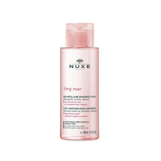 Nuxe Very Rose 3-in-1 Micellar Water - Gentle Skincare for Sensitive Skin, Soothing & Calming Properties, 13.53 fl oz Nuxe Very Rose 3-in-1 Micellar Water for Sensitive Skin Nuxe Very Rose Micellar Water, 3-in-1 Micellar Water, Soothing Skincare, Gentle Cleanser, Sensitive Skin Care, Micellar Water, Skincare for Sensitive Skin, Nuxe Skincare, Calming Skincare Products, Gentle Skincare Routine