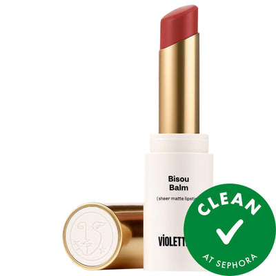 BISOU BALM Sheer Matte Lipstick - Hydrating, Vegan, Cruelty-Free Lip Color