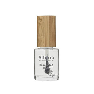 Alterra Nail Polish Base & Top Coat - Natural, Vegan, Long-Lasting Finish Alterra Natural Vegan Nail Polish Base & Top Coat nail polish base and top coat, natural nail care products, vegan nail polish, long-lasting nail polish, nail care for sensitive nails, Alterra, vegan beauty products, natural cosmetics, cruelty-free nail care, long-lasting manicure