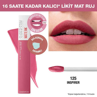 Maybelline New York Super Stay Matte Ink Liquid Lipstick - Long-Lasting, Smudge-Proof, 16 Hours of Wear Maybelline Super Stay Matte Ink Liquid Lipstick - 16 Hours liquid lipstick, matte lipstick, long-lasting lip color, Maybelline Super Stay Matte Ink, smudge-proof lipstick, cosmetics, makeup, lip care, beauty products, durable lip color, wide range of shades