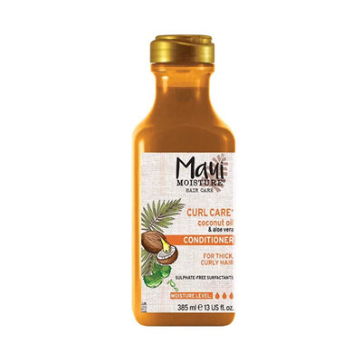 Maui Moisture Coconut Oil Curl Quench + Smoothie Hair Conditioner: Vegan, Sulfate-Free for Defined & Hydrated Curls (13 