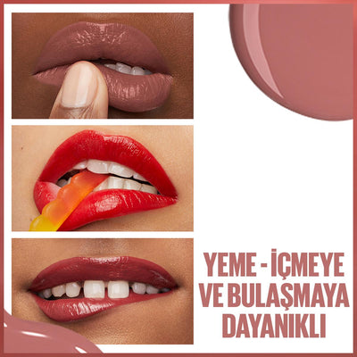 Maybelline New York Super Stay Vinyl Ink Liquid Lipstick - Long-Lasting Glossy Lip Color, Smudge-Proof & Non-Sticky Form