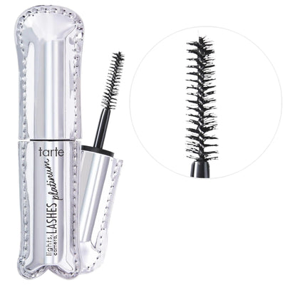Lights, Camera, Lashes Volumizing Platinum Mascara - Long-Lasting, Smudge-Proof, Nourishing Lash Serum for Fuller Lashes
