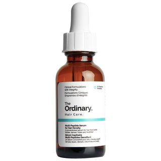The Ordinary Multi-Peptide Serum for Hair Density - Hair Thickening Treatment, Vegan Hair Care Multi-Peptide Serum for Thicker Hair | The Ordinary hair density serum, hair thickening treatment, multi-peptide serum for hair, vegan hair care products, gluten-free hair serum, cruelty-free hair density solutions, hair loss treatment, hair growth serum, thicker hair, fuller hair, healthier hair, Redensyl, Procapil, Baicapil, hair care for thinning hair