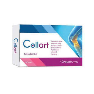 Collart: Advanced Collagen Supplement - Type II, Glucosamine & Chondroitin for Joint Pain Relief & Cartilage Support - 30 Tablets Collart Collagen Supplement: Joint Pain Relief & Cartilage Support Collagen supplement, Glucosamine chondroitin, Joint health supplement, Type II collagen, Boswellia serrata extract, Curcuma longa extract, Collagen tablets, Joint pain relief, Cartilage support, Dietary supplement for joints, Collagen, Glucosamine, Chondroitin, Boswellia, Curcuma longa, Vitamin C, Manganese, Joint