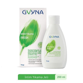 GVYNA Intimate Wash Fresh 200ml - Gynecologically Tested, Hypoallergenic Feminine Hygiene Solution GVYNA Intimate Wash - Gynecologically Tested Feminine Hygiene intimate wash,feminine hygiene,gynecologically tested,hypoallergenic,alcohol-free,natural L-lactic acid,women's health,intimate care,personal hygiene,gynecological health,freshness,odor prevention,sensitive skin,feminine care,personal care