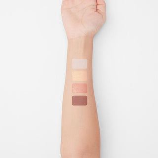 lykd 4-color eyeshadow palette sandy beach front view, lykd eyeshadow palette sandy beach colors, lykd 4-color eyeshadow palette in use LYKD 4-Color Eyeshadow Palette - Sandy Beach for Makeup Lovers | 4 Colors LYKD 4-Color Eyeshadow Palette - Sandy Beach makeup, eyeshadow, lykd, makeup-lovers, sandy-beach, cosmetics, beauty, women, long-lasting, ai-generated