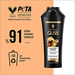 Gliss Ultimate Repair Shampoo: Rebuild & Revitalize Severely Damaged Dry Hair with Keratin & Black Pearl - Strength, Shine & Restructuring Gliss Ultimate Repair Shampoo: Repair Damaged Dry Hair Ultimate Repair Shampoo, Damaged Hair Shampoo, Dry Hair Shampoo, Keratin Shampoo, Black Pearl Shampoo, Strengthening Shampoo, Hair Repair Shampoo, Shampoo for damaged hair, Shampoo for dry hair, Hair restructuring shampoo, damaged hair, dry hair, keratin, black pearl, strengthening, hair repair, restructuring, shampo