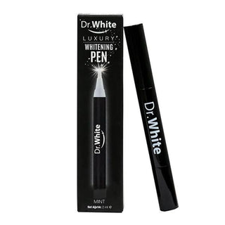 Dr. White Teeth Whitening Pen - Mint Flavor, 2ml - Peroxide-Free, Portable & Easy to Use Dr. White Teeth Whitening Pen - Mint Flavor, Peroxide-Free teeth whitening pen, Dr. White, mint flavor teeth whitening, peroxide-free teeth whitening, portable teeth whitening solution, oral care, teeth whitening, smile enhancer, coffee stain remover, smoke stain remover, travel oral care, convenient whitening, peroxide-free, mint flavor, 2ml whitening solution