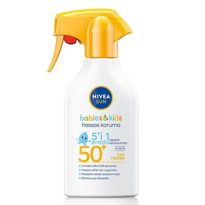 Nivea Nivea Sun Kids & Baby Sunscreen Spray - SPF50, Water-Resistant, Pediatric-Approved for Sensitive Skin (9.14 fl oz)