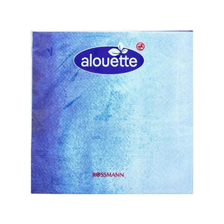 Alouette Blue Gradient Paper Napkins - 20 Pack Decorative Disposable Service Napkins for Parties & Events Alouette Blue Gradient Paper Napkins - Elegant Disposable Napkins paper napkins, service napkins, blue gradient napkins, disposable napkins, party napkins, decorative napkins, napkins, table setting, event supplies, party supplies, blue napkins, gradient napkins, Alouette napkins, disposable service napkins, elegant napkins, table decor, event decor, party decor, paper goods, hostess gifts, gifts for he