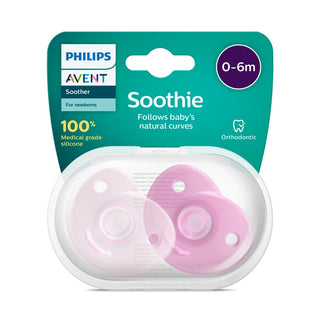 Philips Avent Shoothie 0-6m Pink Pacifier Set of 2
