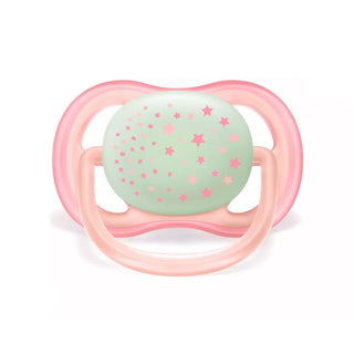 Philips Avent Ultra Air Night 0-6m Pink Pacifier Set of 2