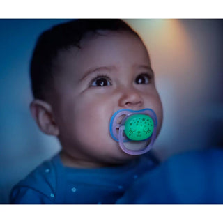 Philips Avent Ultra Air Night 0-6m Pink Pacifier Set of 2