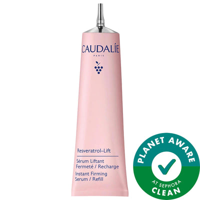 Caudalie Resveratrol Lift Instant Firming Refillable Retinol Alternative Serum - Anti-Aging Face Serum for Fine Lines & 