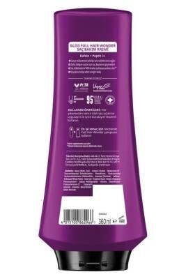 Gliss Full Hair Wonder: Anti Hair Loss Cream - Biotin & Collagen Hair Strengthening, Volumizing Conditioner Treatment (12.17 fl oz) Gliss Anti Hair Loss Cream: Volumizing & Strengthening Treatment Hair loss conditioner, Anti hair loss cream, Hair strengthening treatment, Volumizing hair conditioner, Biotin hair treatment, Collagen hair conditioner, Hair thickening conditioner, Hair Conditioner, Hair Fall, Hair Growth, Biotin, Collagen, Herbal Proteins, Vitamin Complex, Thinning Hair, Hair repair, Damaged Ha