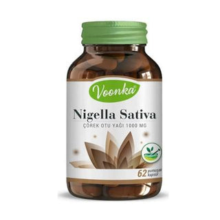 voonka nigella sativa black seed oil packaging, voonka black seed oil capsules Voonka Nigella Sativa Black Seed Oil - 1000 mg | 62 Softgels Voonka Nigella Sativa Oil - 62 Softgels for Health voonka, black-seed-oil, dietary-supplement, health, immune-support, skin-health, hair-health, antioxidant, anti-inflammatory, ai-generated