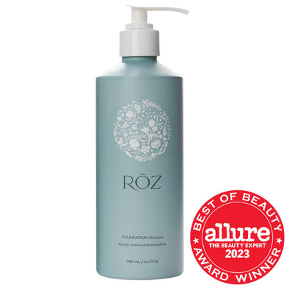 RŌZ R_Z Foundation Hydrating Shampoo: Gentle Daily Cleanser for Dry, Flaky Scalp - Vegan, Gluten-Free & Cruelty-Free