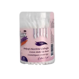 Lux Makeup Remover Swabs - 80 Precision Cotton Swabs for Flawless Touch-Ups & Easy Smudge Correction Lux Makeup Remover Swabs - 80 Cotton Swabs for Perfect Touch-Ups makeup remover swabs, cotton makeup swabs, makeup correction tools, precision makeup applicators, disposable makeup applicators, makeup touch-up swabs, Q-tips for makeup, cotton swabs for makeup removal, makeup swabs, cotton swabs, makeup applicators, makeup correction, precision application, hygienic makeup, makeup tools, beauty, personal care