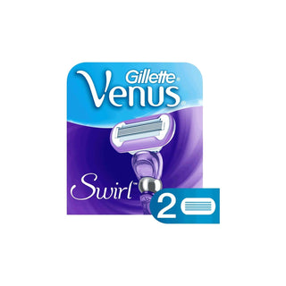 Gillette Venus Swirl Women's Razor Replacement Blades 2-Pack - Smooth Shaving for Women Gillette Venus Swirl Women's Razor Blades - Smooth Shave Gillette Venus, Women's razors, Replacement razor blades, Swirl razor blades, Female shaving products, Women's grooming, Shaving essentials, Smooth shaving, Comfortable shaving, Razor blades for women